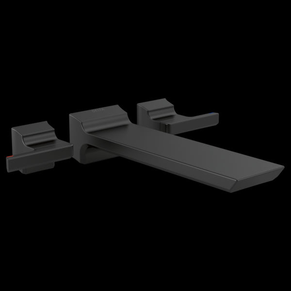 Delta T5799-BLWL Two Handle Wall Mounted Tub Filler