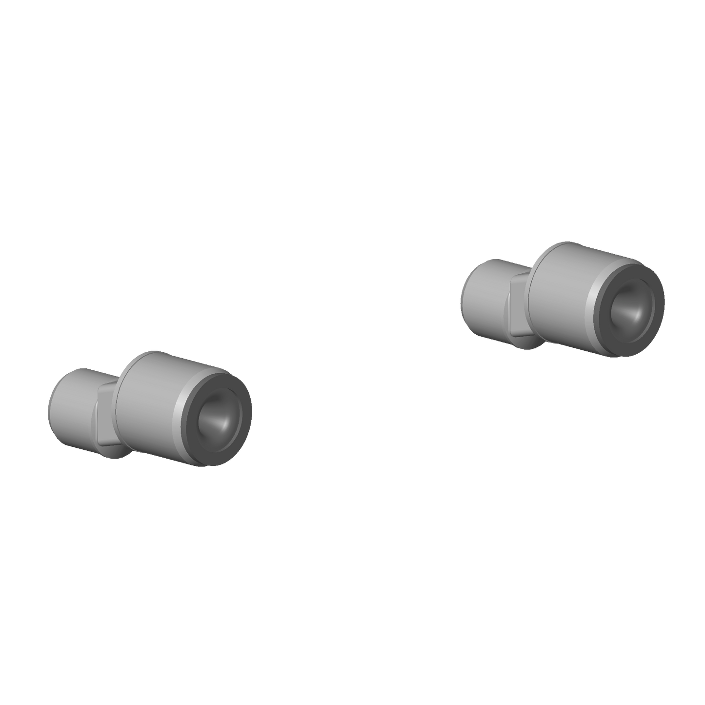 Dornbracht 0411040320090 S-Connector With Buffer 1 Pair 1/2 X 3/4