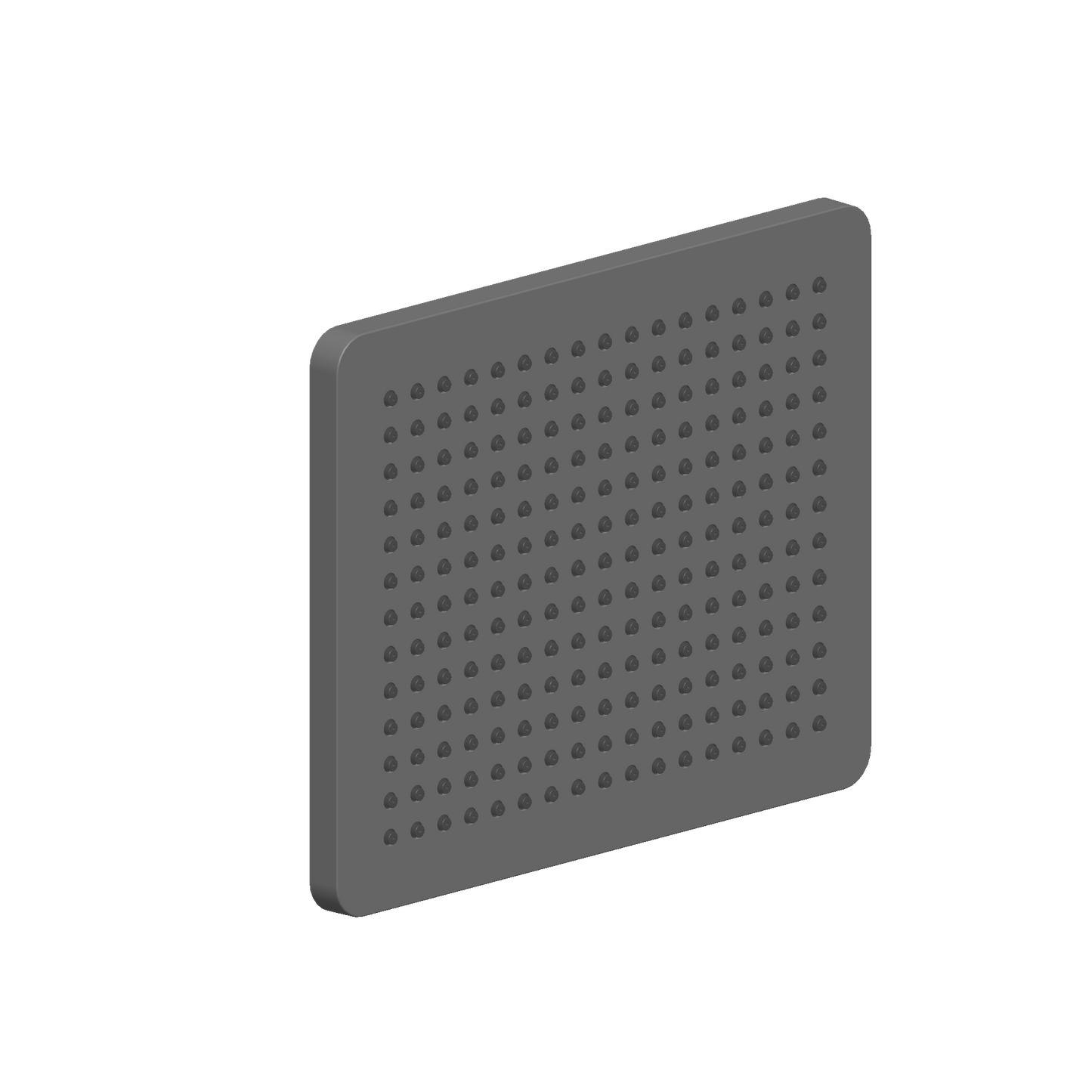 Dornbracht 04120506200 Rain Shower Angular G 1/2, 90° 11-3/4" X 9-1/2"