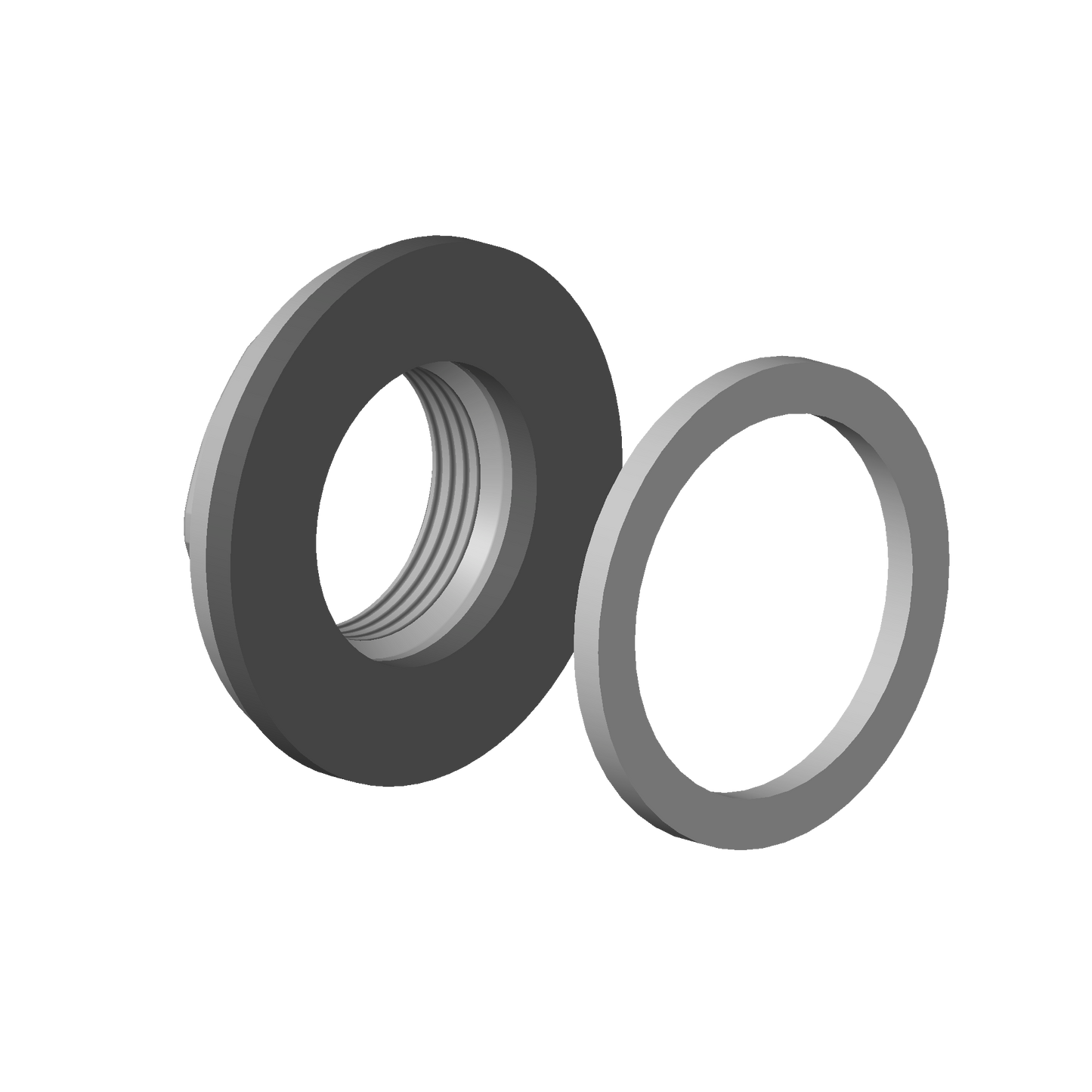 Dornbracht 0423100040590 Mounting Bracket With Seals Ø 45 Mm, 3/4"