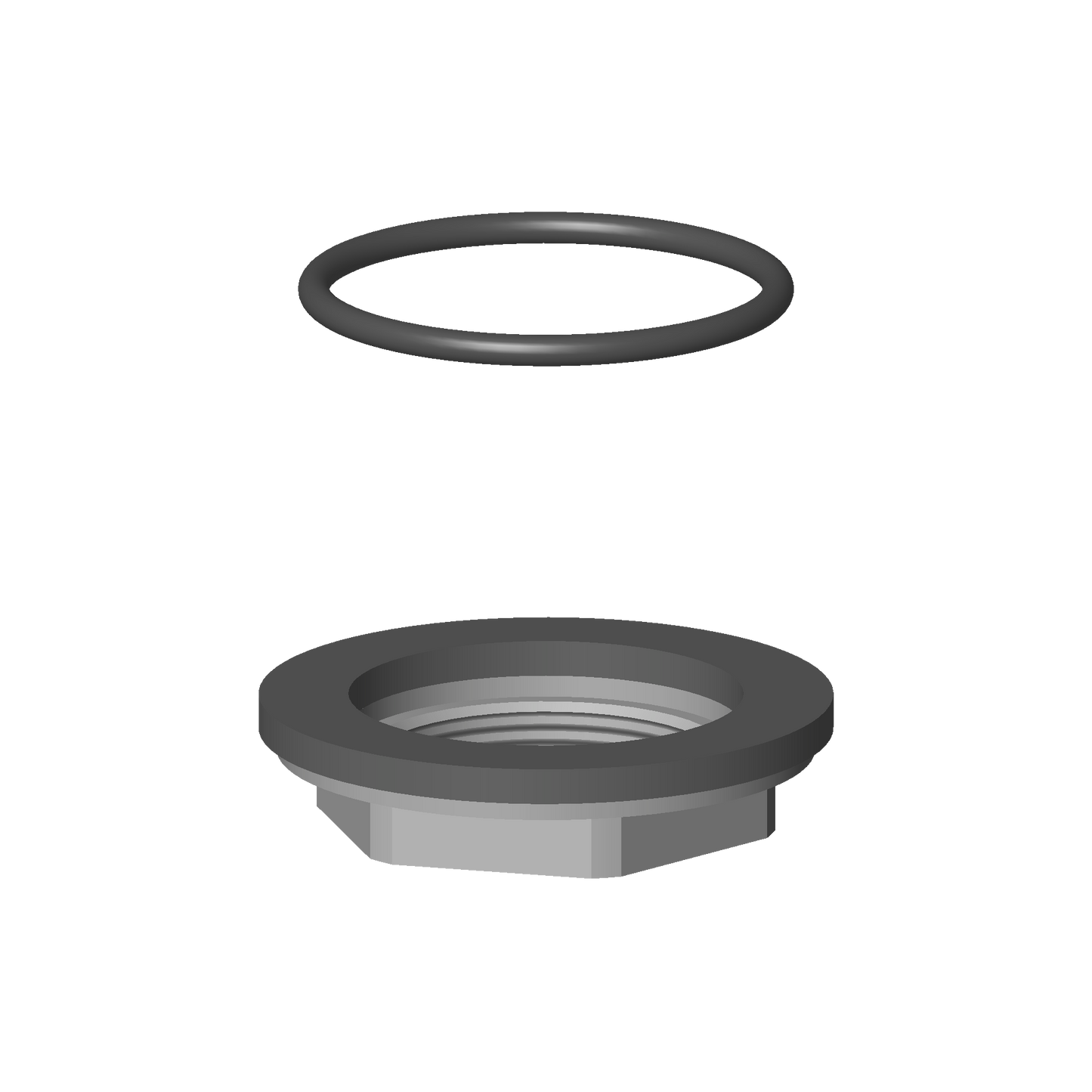 Dornbracht 0430110386690 Mounting Bracket With O-Ring Ø36.17 X 2.62 Mm M30 X 1,5