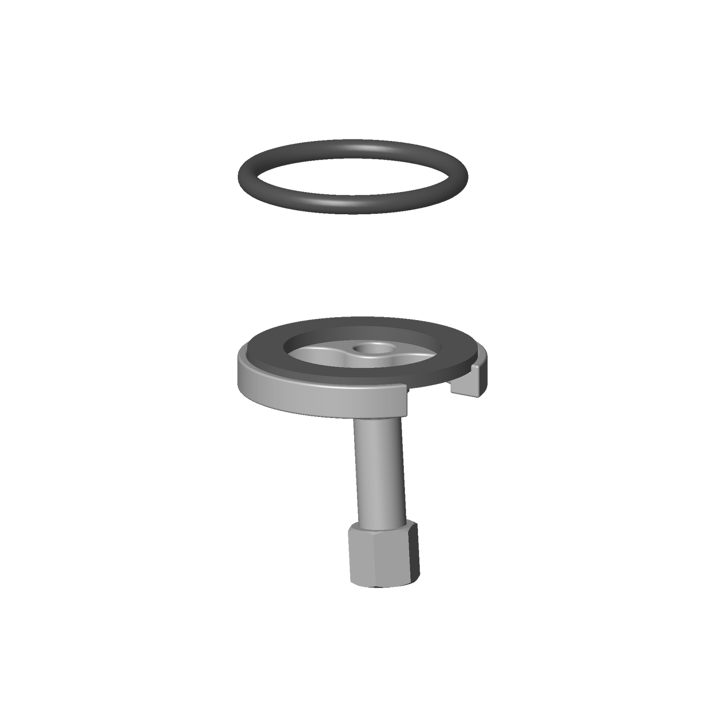 Dornbracht 0430110389290 Mounting Bracket With O-Ring Ø40 X 4 Mm With Gasket Ø 52 X 57 Mm