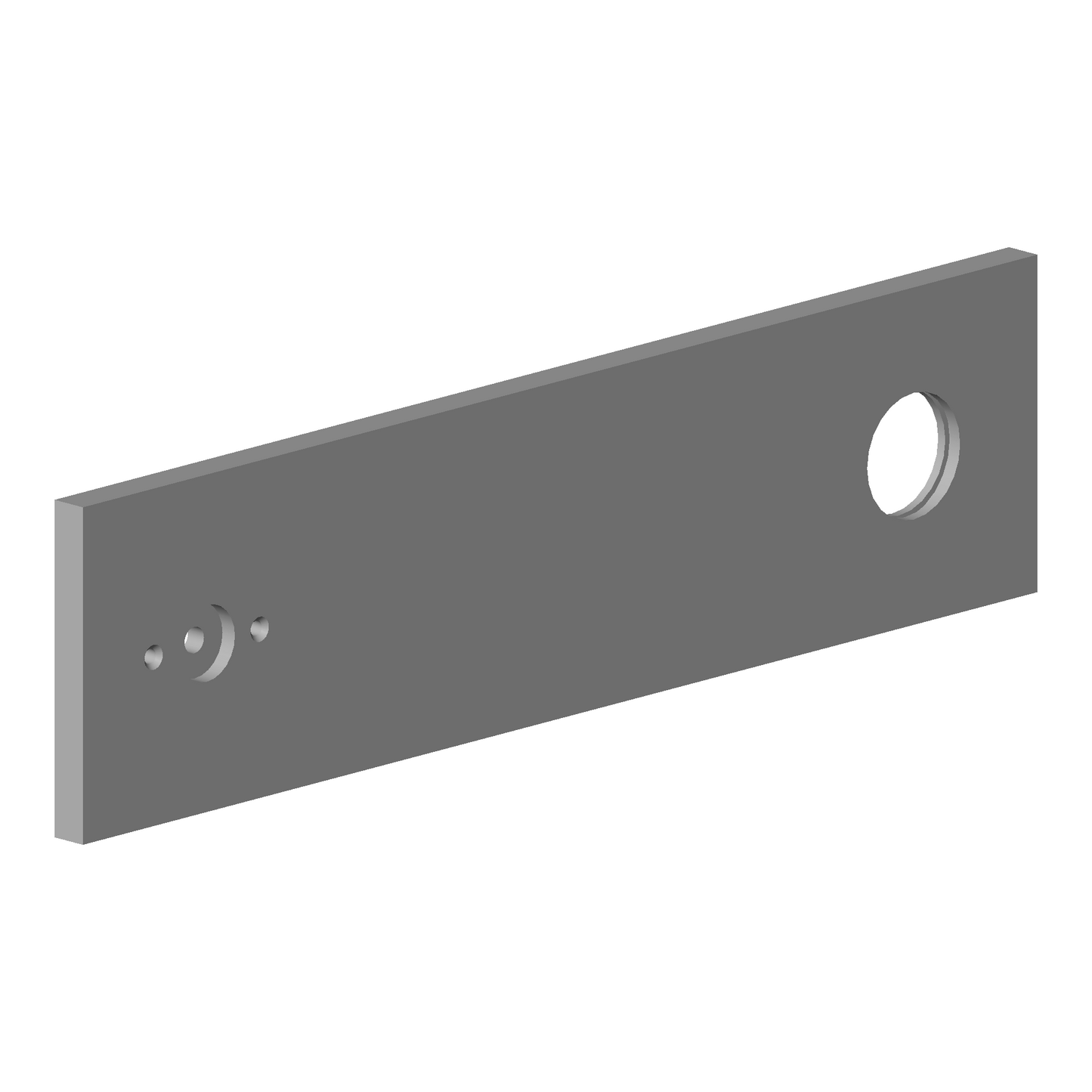 Dornbracht 091102116-00 Escutcheon 280 X 70 X 8 Mm - Chrome