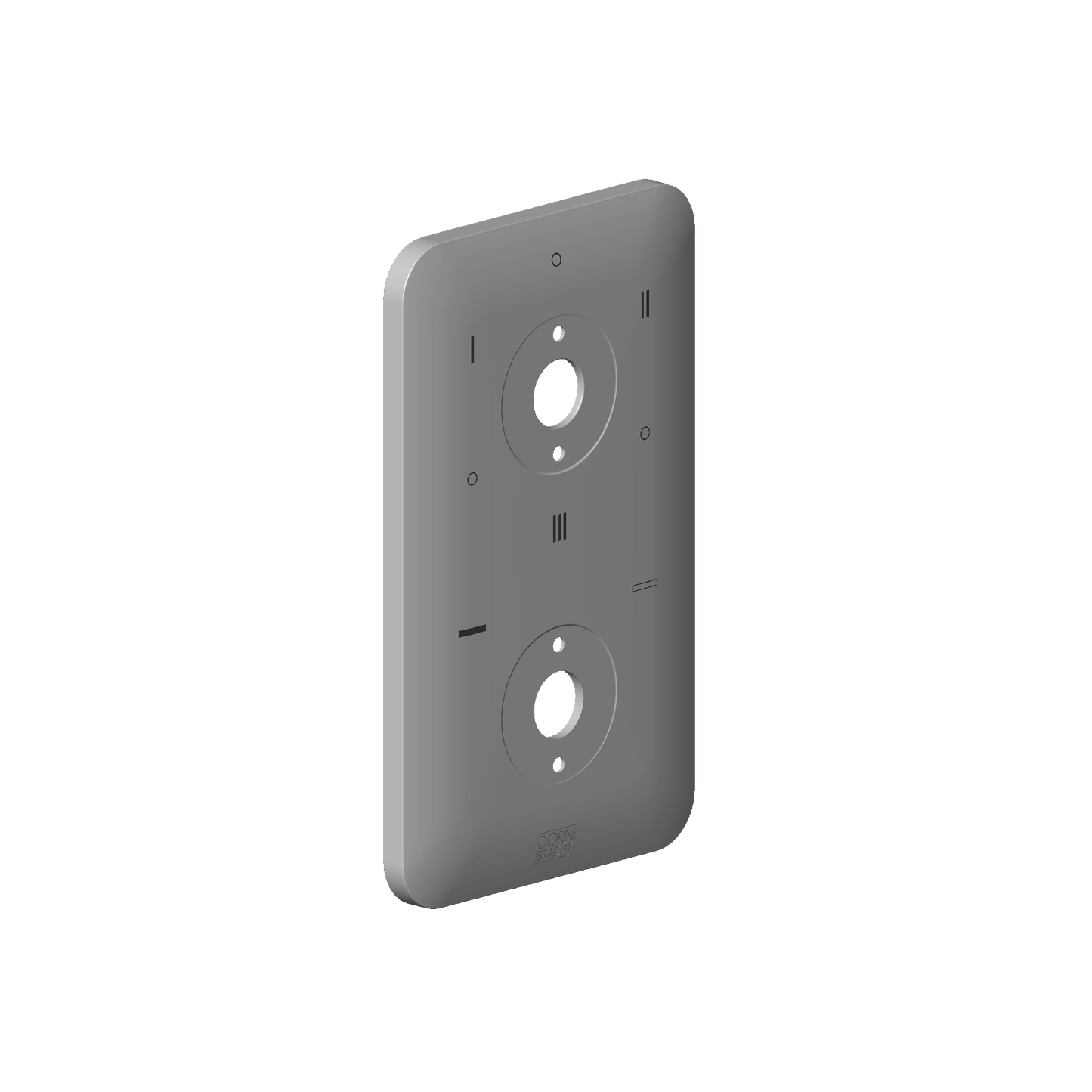 Dornbracht 091102319 Escutcheon For Thermostat 3-Way: 90 X 150 X 9,2 MM