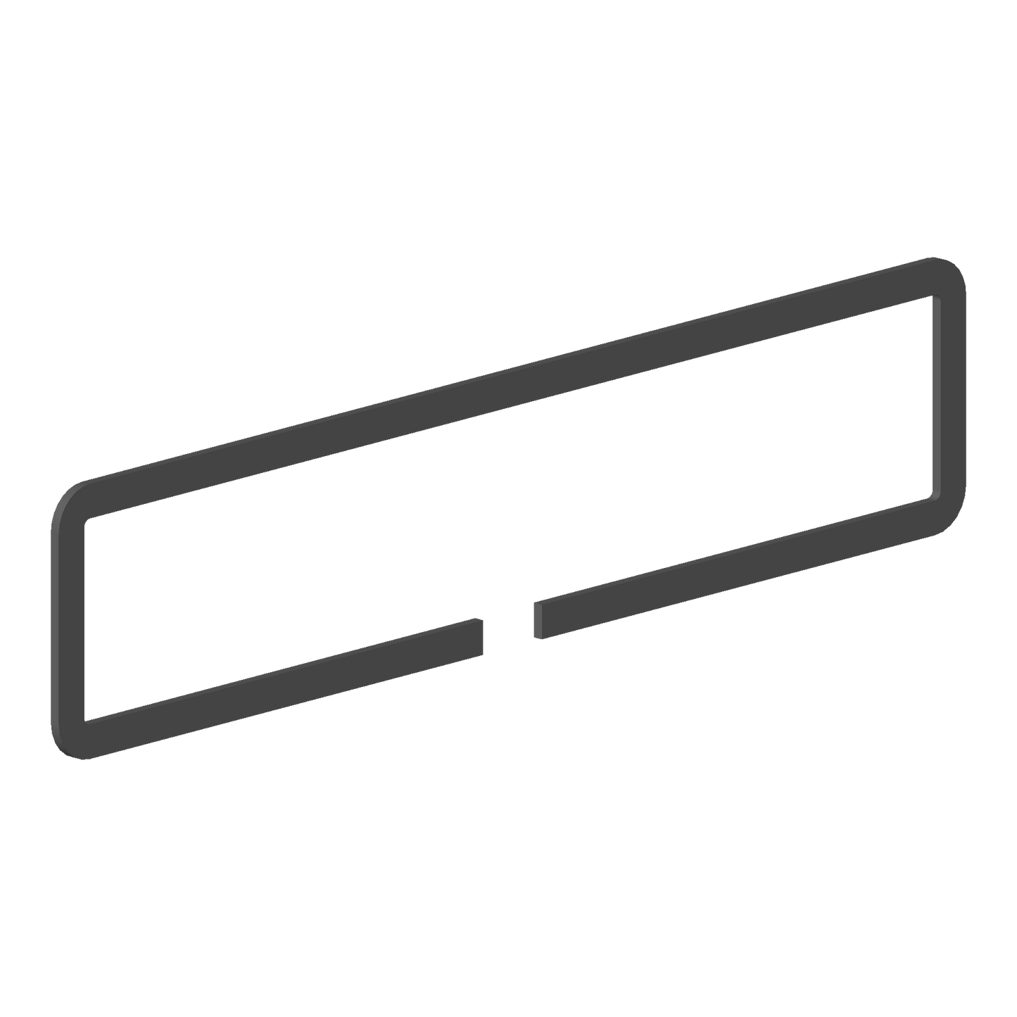 Dornbracht 09140313390 Washer For Waterbar 231,5 X 51,5 X 2 Mm