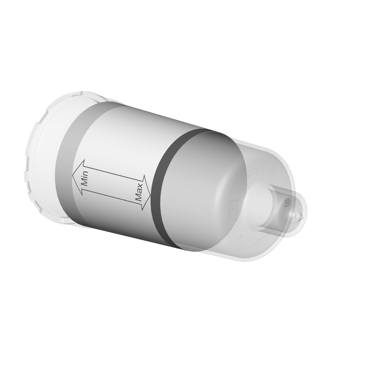Dornbracht 09210217790 Protective Cap For Pot Filler Ø 55 X 130 Mm