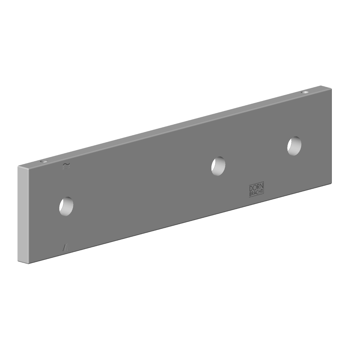 Dornbracht 092773013-47 Escutcheon 2 Valves With Diverter Freestanding Model 248 X 55,5 X 8,5 Mm - Champagne (22Kt Gold)