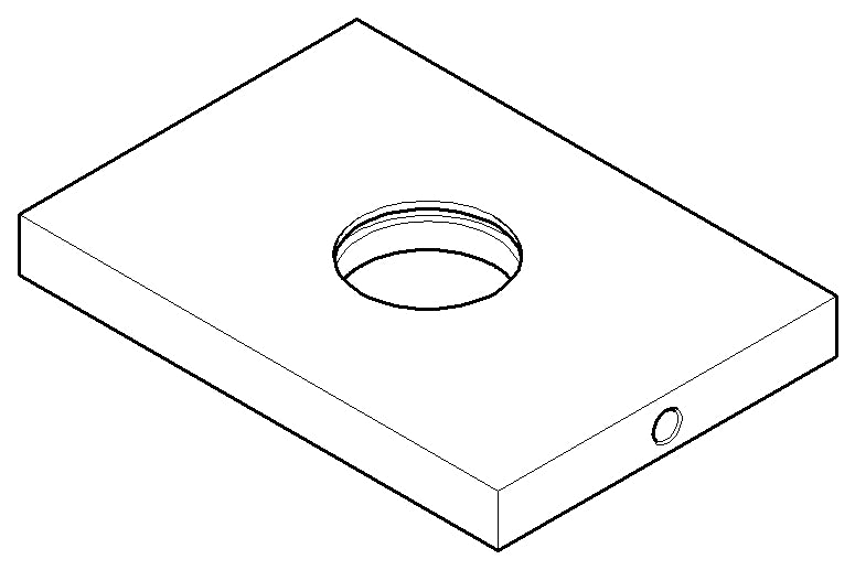Dornbracht 092773017-47 Escutcheon For Rain Shower 78 X 55,5 X 8,5 Mm - Champagne (22Kt Gold)
