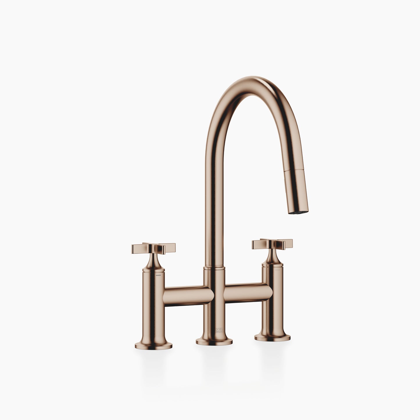 Dornbracht 19875809 Vaia Three-Hole Bridge Mixer Pull-Down With Spray Function