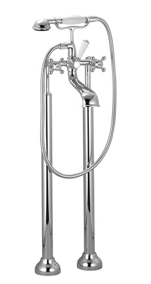 Dornbracht 25943360 Madison Two-Hole Tub Mixer For Freestanding Installation With Hand Shower Set
