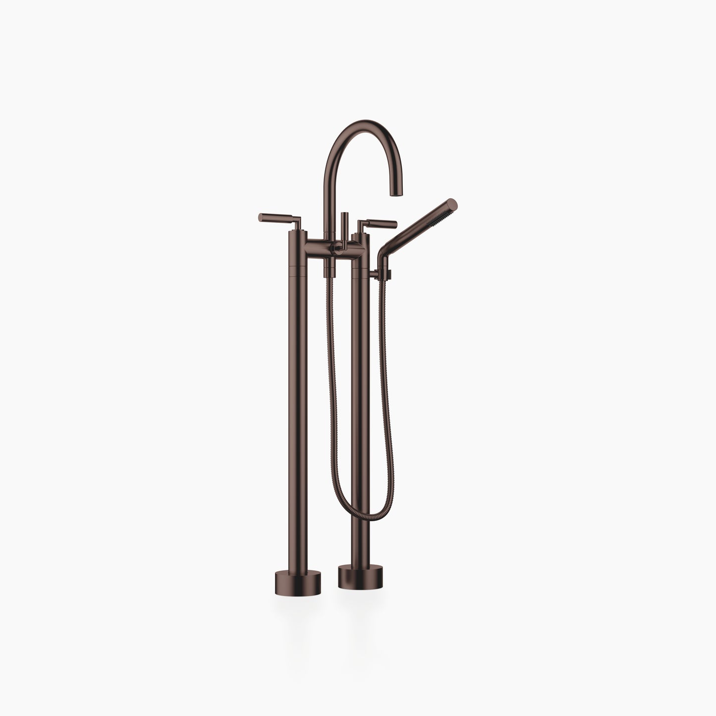 Dornbracht 25943882 Tara Two-Hole Tub Mixer For Freestanding Installation With Hand Shower Set
