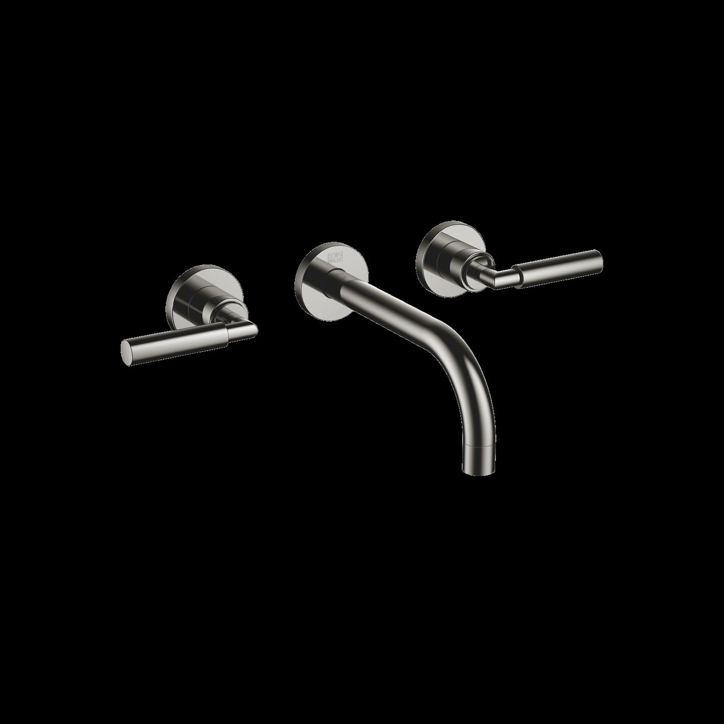 Dornbracht 36712882 Tara Wall-Mounted Three-Hole Lavatory Mixer Without Drain