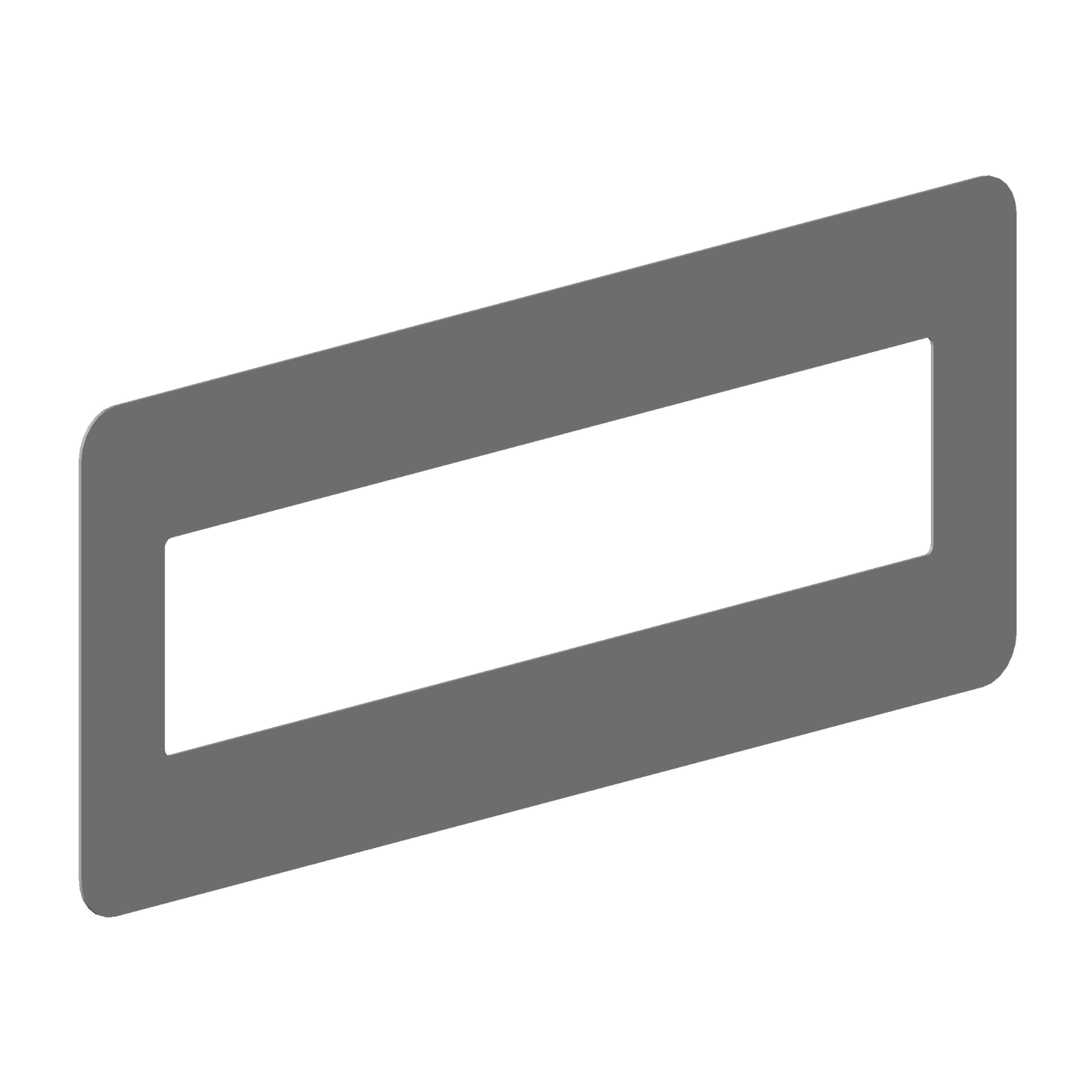 Dornbracht 9015010730090 Mounting Bracket Insert For Sprayer Guard Plate Etool 110 X 275 X 2 Mm