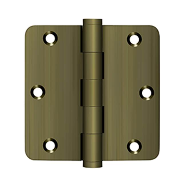 Deltana DSB35R4R 3-1/2 x 3-1/2 x 1/4 Radius Hinge, Residential