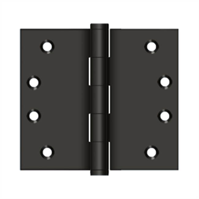 Deltana DSB4045U10B 4 x 4-1/2 Square Hinge - Oil-rubbed Bronze