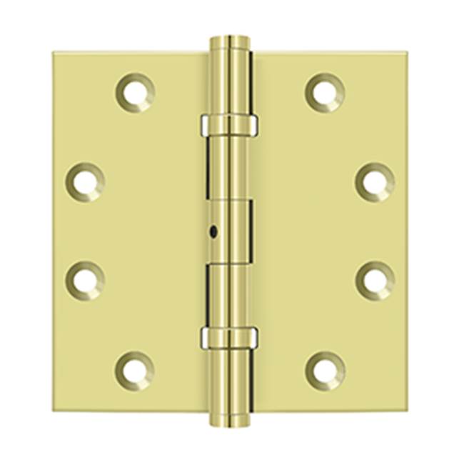 Deltana DSB45NB 4-1/2 x 4-1/2 Square Hinges, Ball Bearings