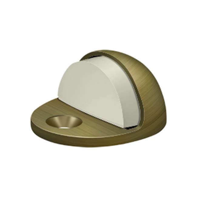 Deltana DSLP316 Dome Stop Low Profile, Solid Brass