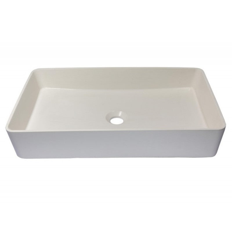 Eden Bath EB_N011 Wide Rectangular Concrete Vessel Sink