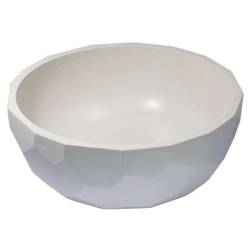 Eden Bath EB_N013 Round Concrete Vessel Sink with Rough Exterior