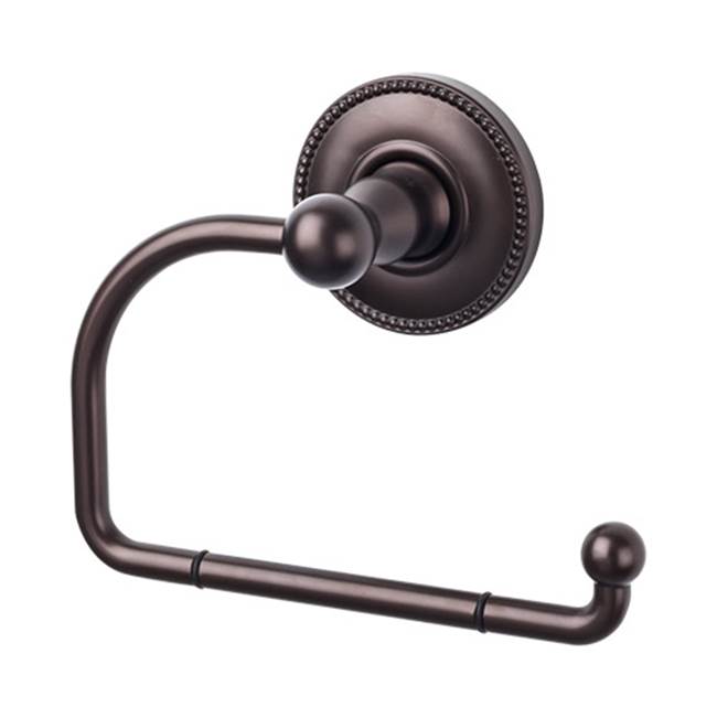 Top Knobs ED4A Edwardian Bath Tissue Hook - Beaded Backplate