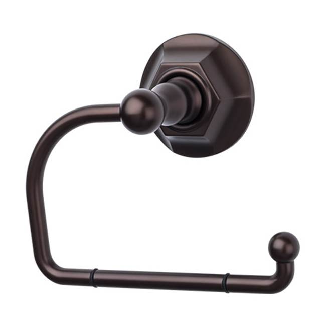 Top Knobs ED4B Edwardian Bath Tissue Hook - Hex Backplate - Parent