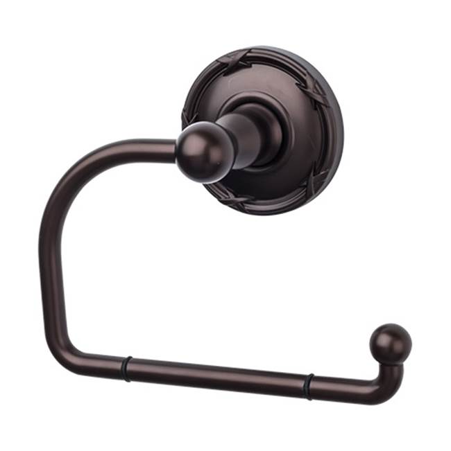 Top Knobs ED4E Edwardian Bath Tissue Hook - Ribbon Backplate