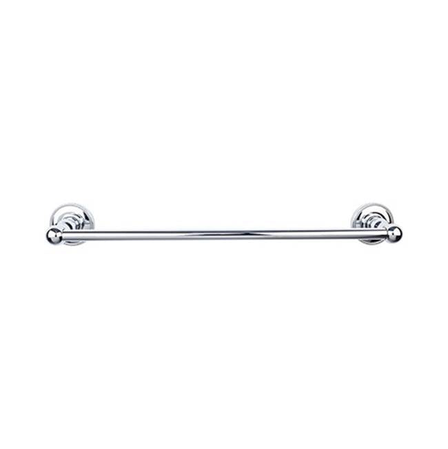 Top Knobs Edwardian Bath Towel Bar Single - Beaded Backplate
