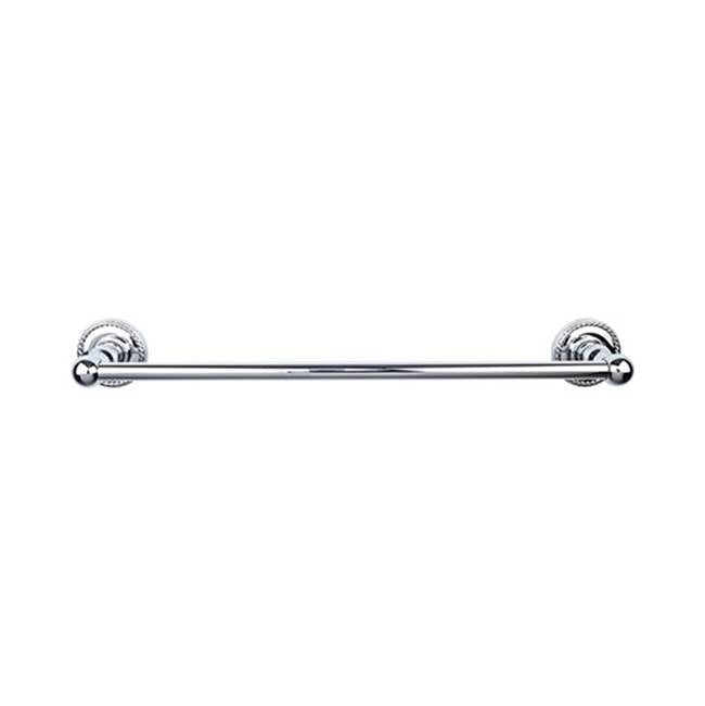 Top Knobs Edwardian Bath Towel Bar Single - Rope Backplate