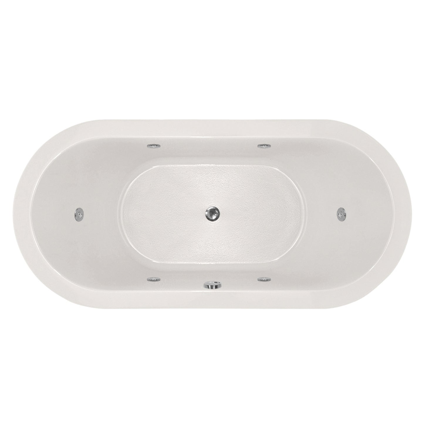 Hydro Systems ELL7236ACO Elle 72 X 36 Acrylic Airbath & Whirlpool Combo Tub System
