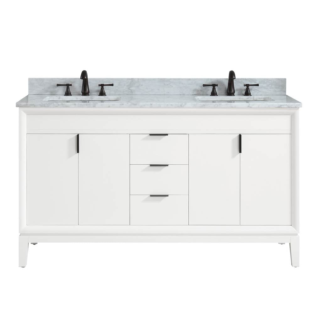 Avanity EMMA-VS61 Emma 61 in. Vanity Combo with Top