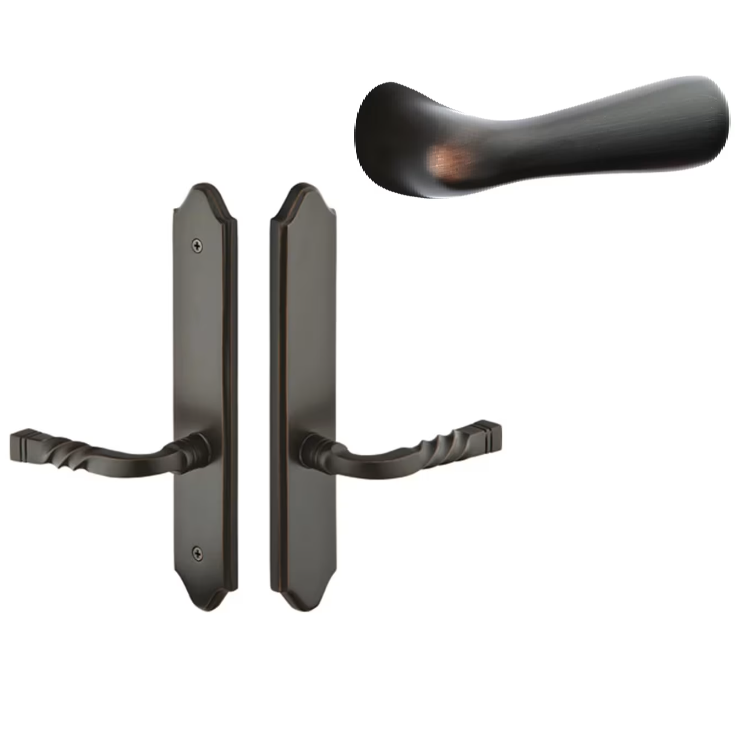 Emtek 1185BALH Multi Point C1 , Dummy Pair , Concord Style , 2" x 10-1/2" , Basel Lever , LH - Parent