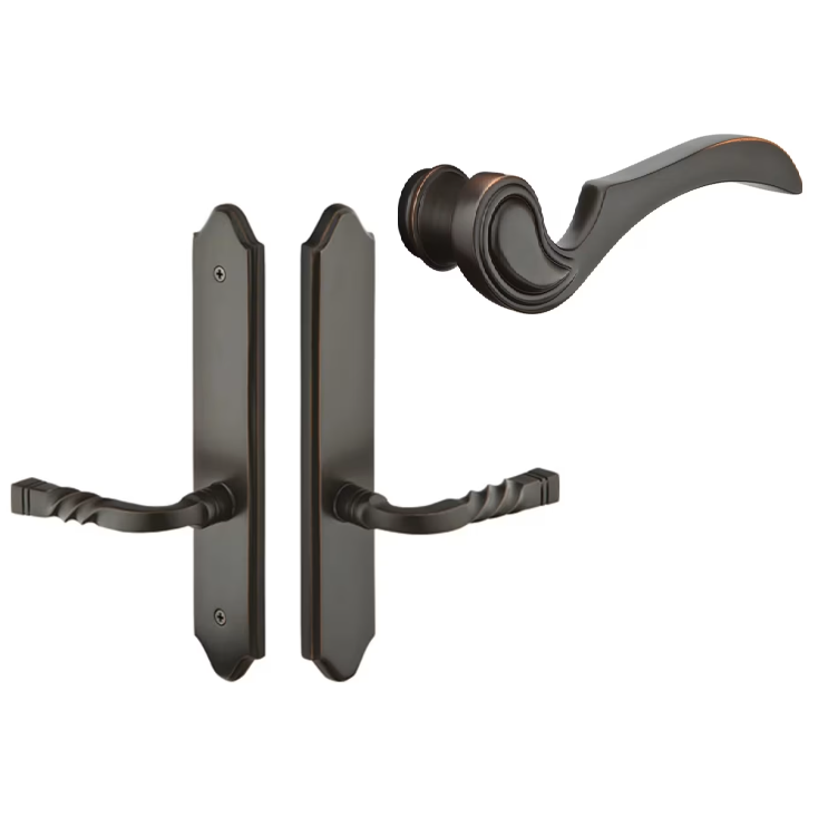 Emtek 1185CVRH Multi Point C1 , Dummy Pair , Concord Style , 2" x 10-1/2" , Coventry Lever , RH - Parent