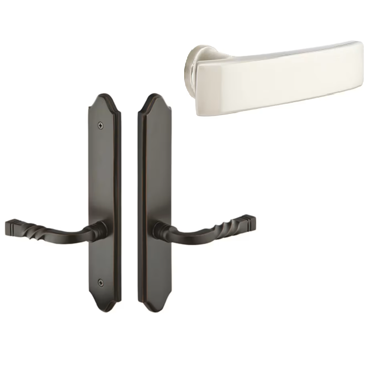 Emtek 1182GVLH Multi Point C1 , Non-Keyed Passage , Concord Style , 2" x 10-1/2" , Geneva Lever , LH - Parent