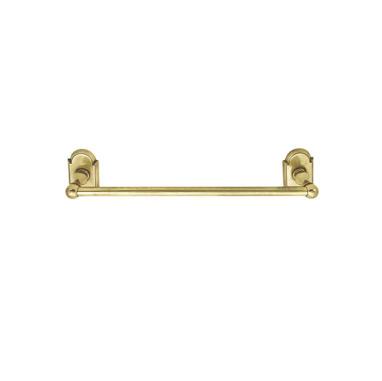 Emtek 2602222 Traditional Brass Towel Bar 24" , Watford Rosette - Parent