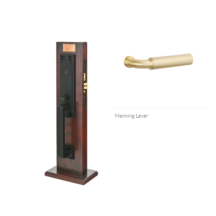 Emtek 3008MNGRH Dummy , Craftsman Mortise , Manning , RH - Parent