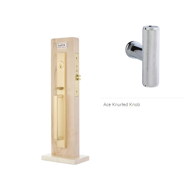 Emtek 3018ACEKN Dummy , Adelaide Mortise , The Ace Knurled Knob - Parent