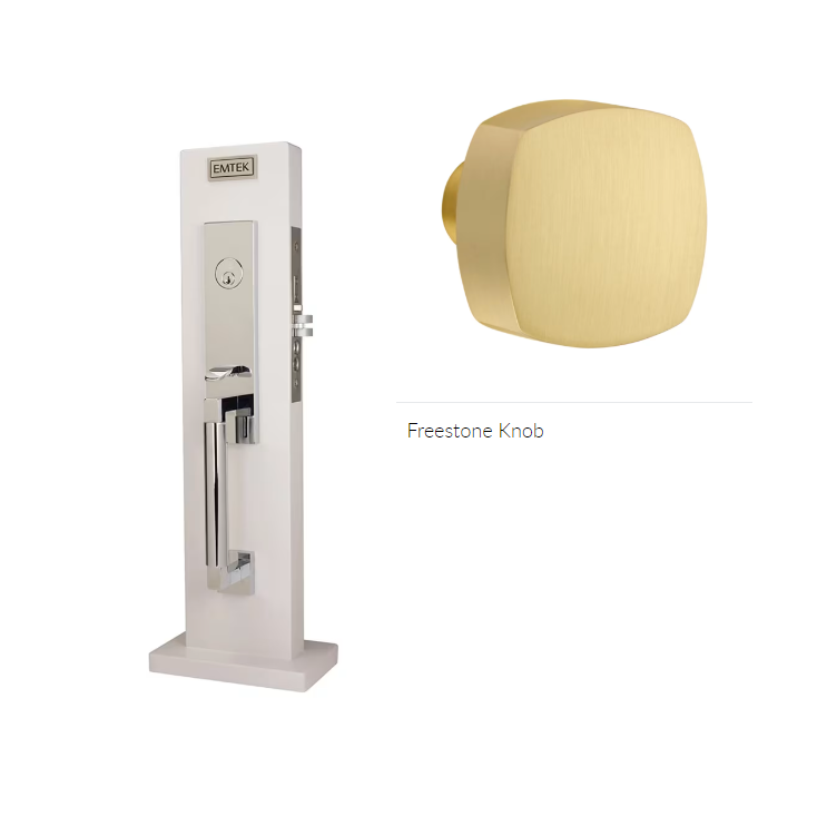 Emtek 3035FRK Dummy , Hercules Smooth Monolithic Mortise , Freestone Knob - Parent