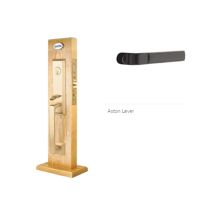 Emtek 3039ASTLH Dummy , Transitional Heritage Mortise , Aston Lever , LH - Parent
