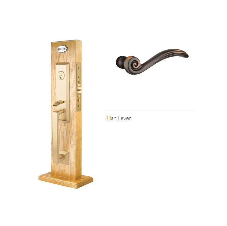 Emtek 3039ENLH Dummy , Transitional Heritage Mortise , Elan Lever , LH - Parent