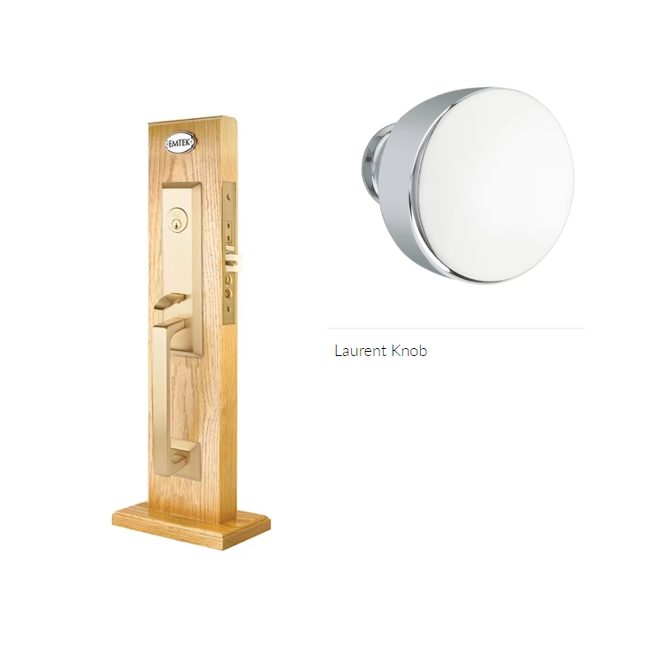 Emtek 3039LAU Dummy , Transitional Heritage Mortise , Laurent Round Knob - Parent