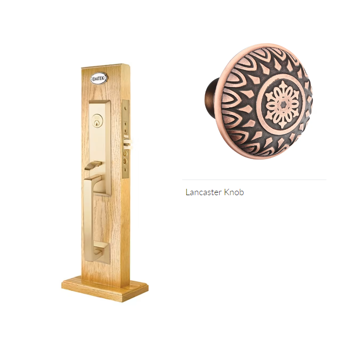 Emtek 3039LN Dummy , Transitional Heritage Mortise , Lancaster Knob - Parent
