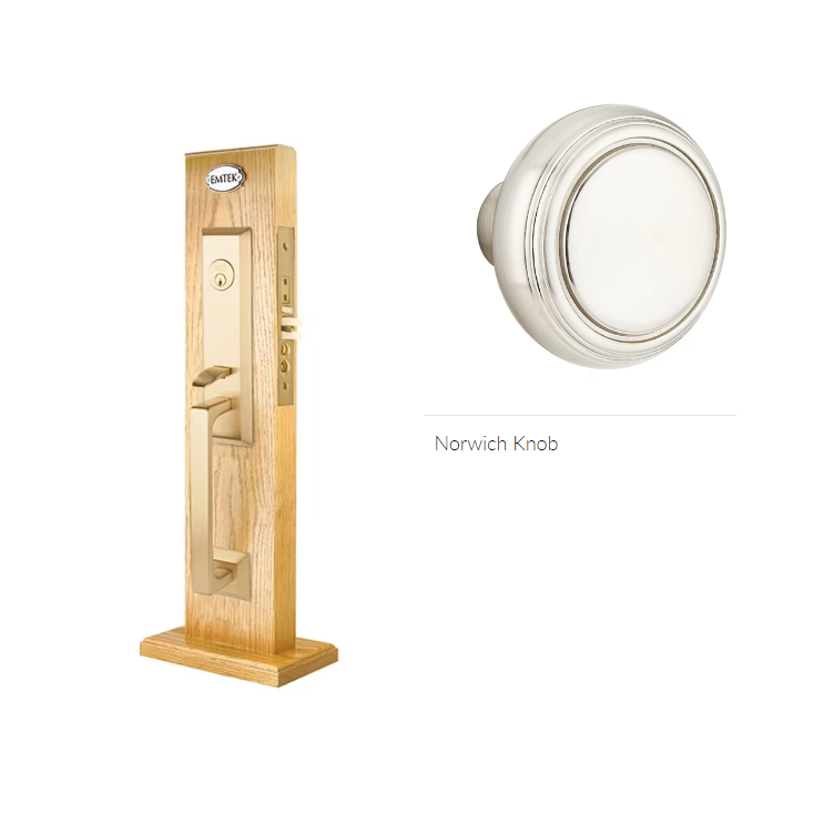 Emtek 3039NW Dummy , Transitional Heritage Mortise , Norwich Knob - Parent