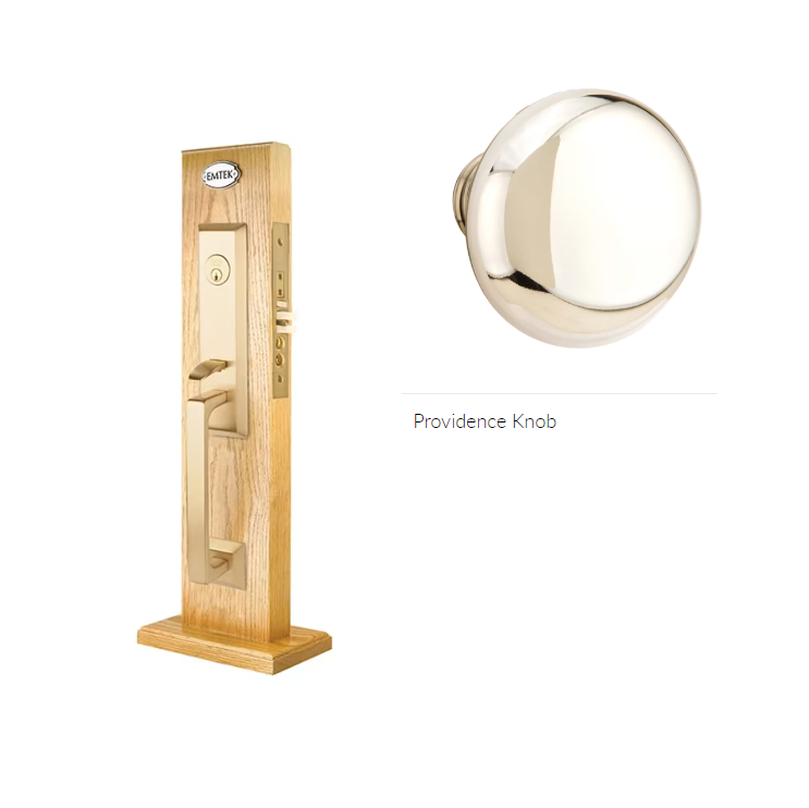 Emtek 3039P Dummy , Transitional Heritage Mortise , Providence Knob - Parent