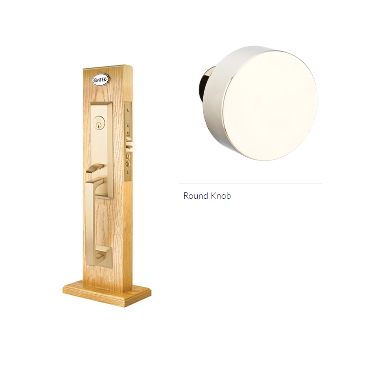 Emtek 3039ROU Dummy , Transitional Heritage Mortise , Round Knob - Parent