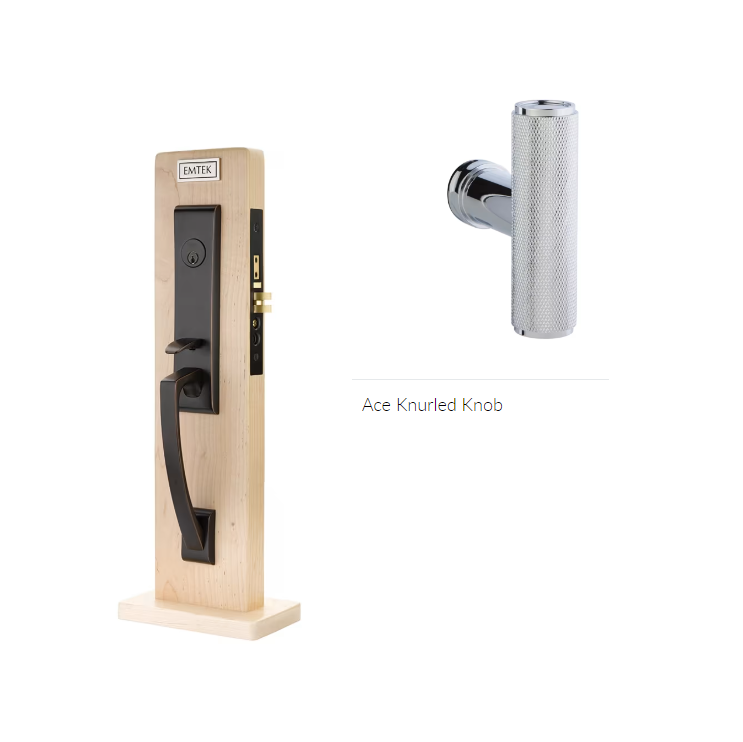 Emtek 3044ACEKN Dummy , Artemis Mortise , The Ace Knurled Knob - Parent