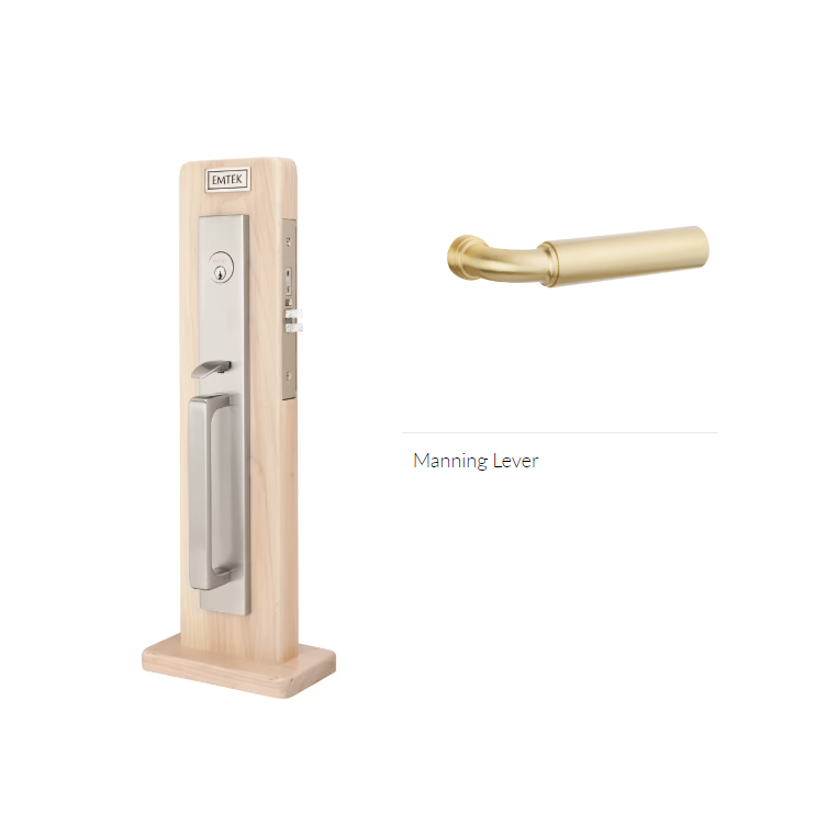 Emtek 3048MNGRH Dummy , Lugano Mortise , Manning , RH - Parent