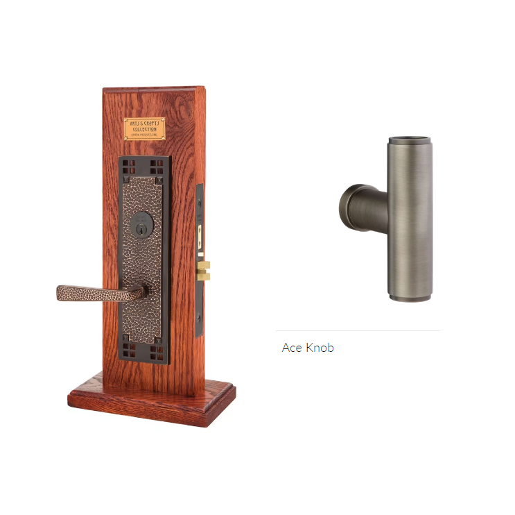 Emtek 3108ACE LL Dummy , Craftsman Mortise , The Ace Knob - Parent