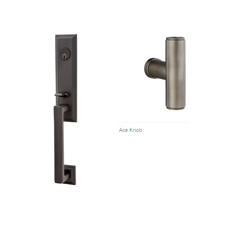 Emtek 4201ACE Dummy , Wilshire Tub Entry , The Ace Knob - Parent