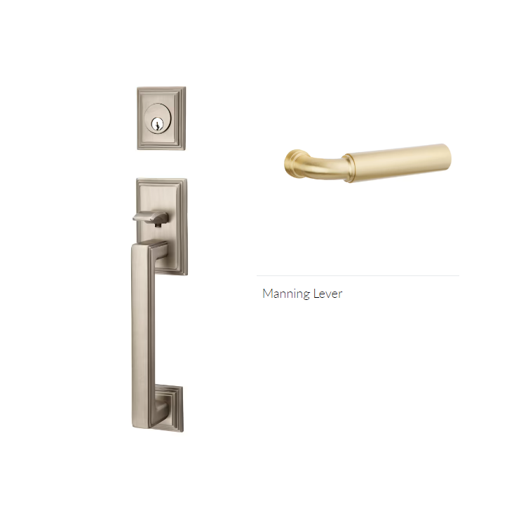 Emtek 4203MNGLH Dummy , Hamden Tub Entry , Manning Lever , LH - Parent
