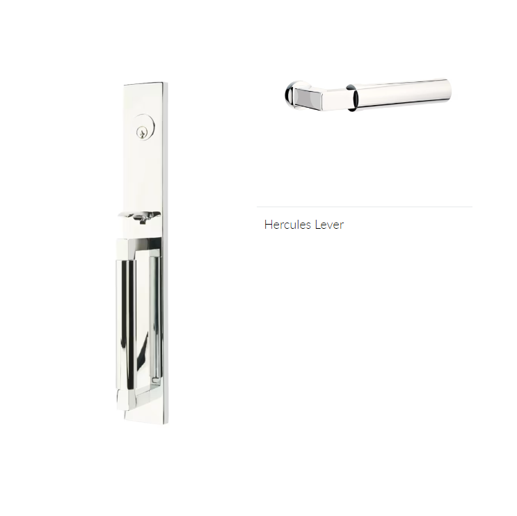 Emtek 4206HECLH Dummy , Hercules Smooth , Full Length Tubular Entry Set , Hercules Lever , LH - Parent